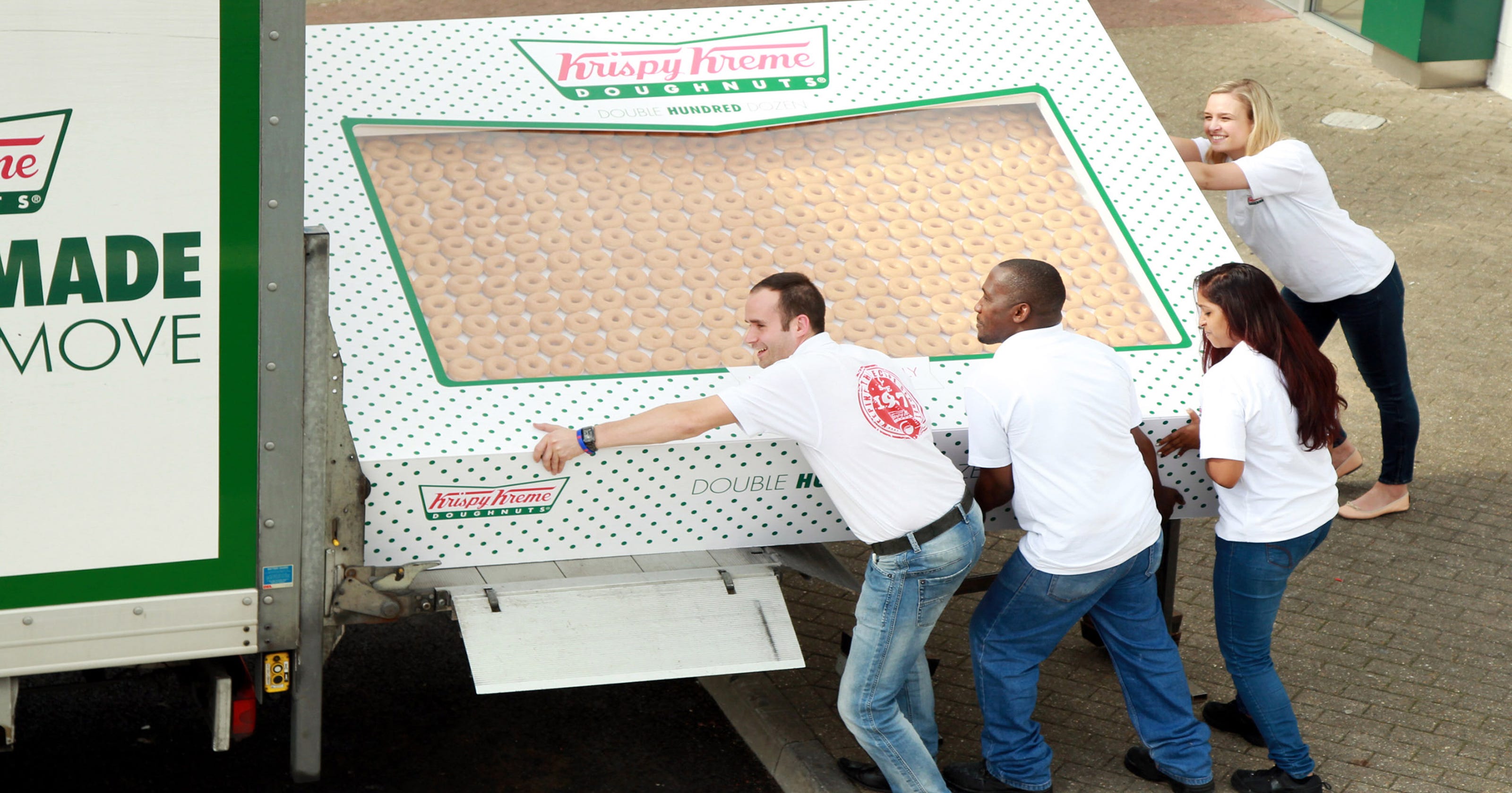 Krispy Kreme's 2,400doughnut box