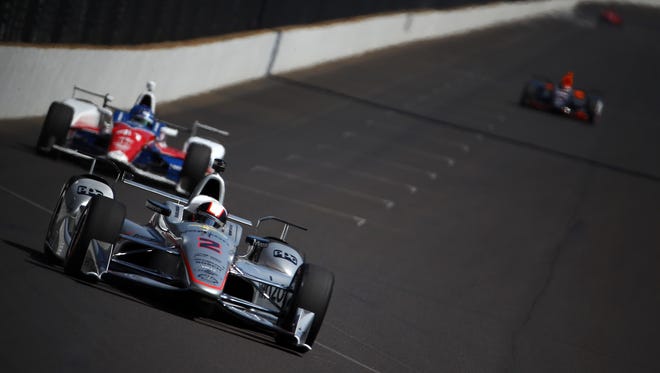 Juan Pablo Montoya (2) will try to win his second straight Indy 500 in the monumental 100th running of the race.