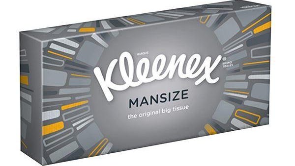The company says that following a “consistent increase of complaints on gender concern” the product will now be called “Kleenex Extra Large.”