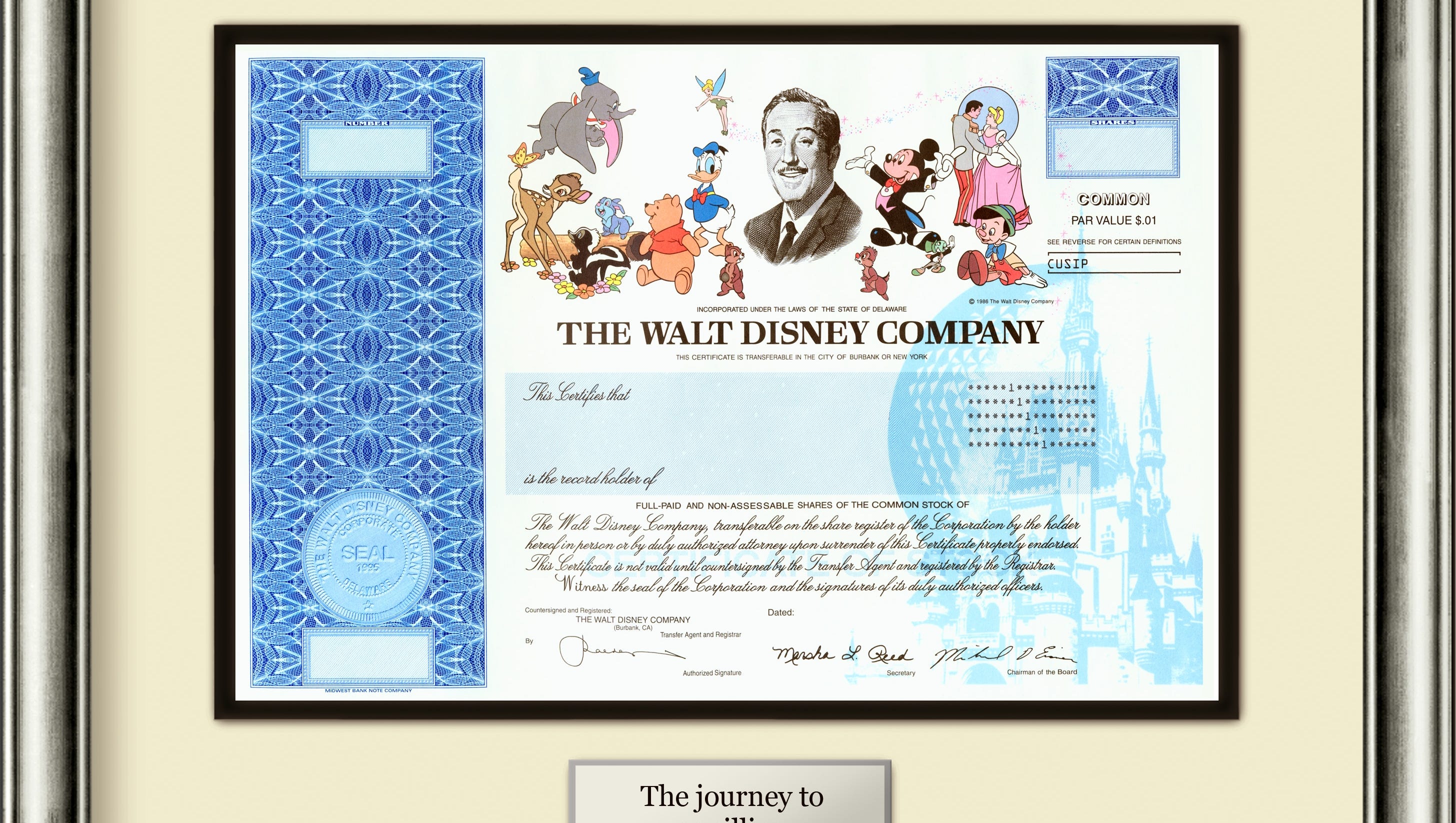 Disney stops issuing paper stock certificates