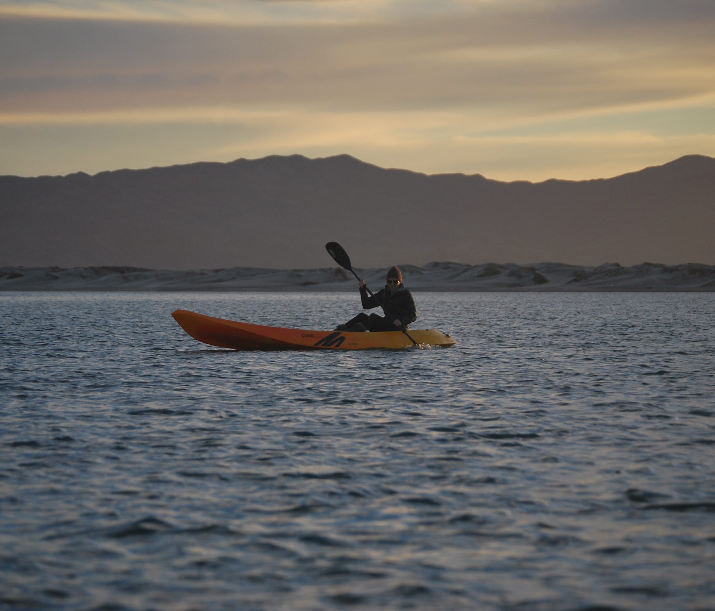 Kayaking in Baja, Mexico.