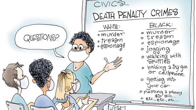 Signe cartoon\rTOON30\rDeath Penalty Crimes