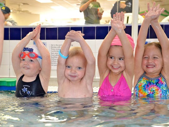 Kids as young as 30 months can enjoy swim lessons at