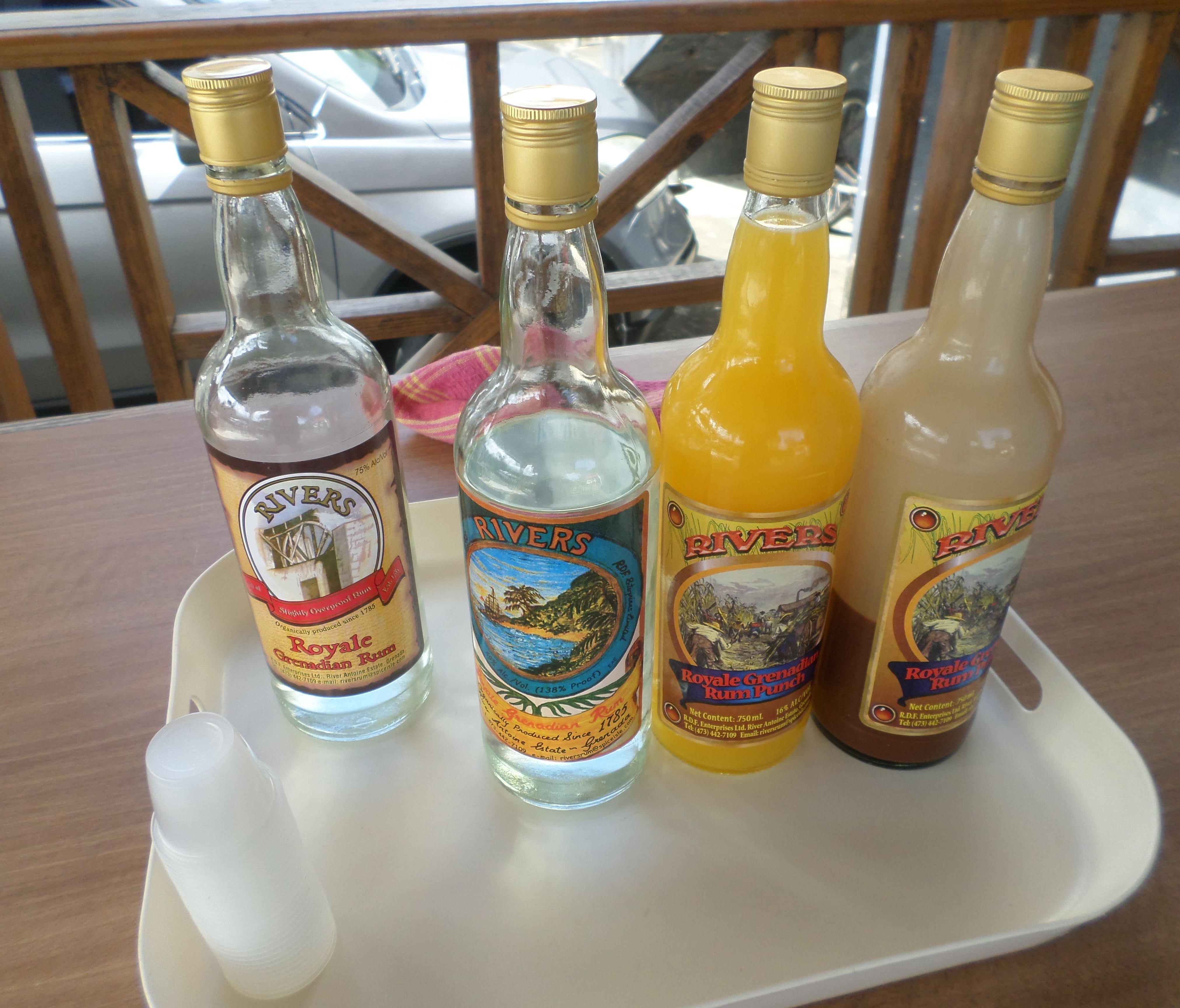 Like most rum tours, the one at River Antoine culminates in a tasting.