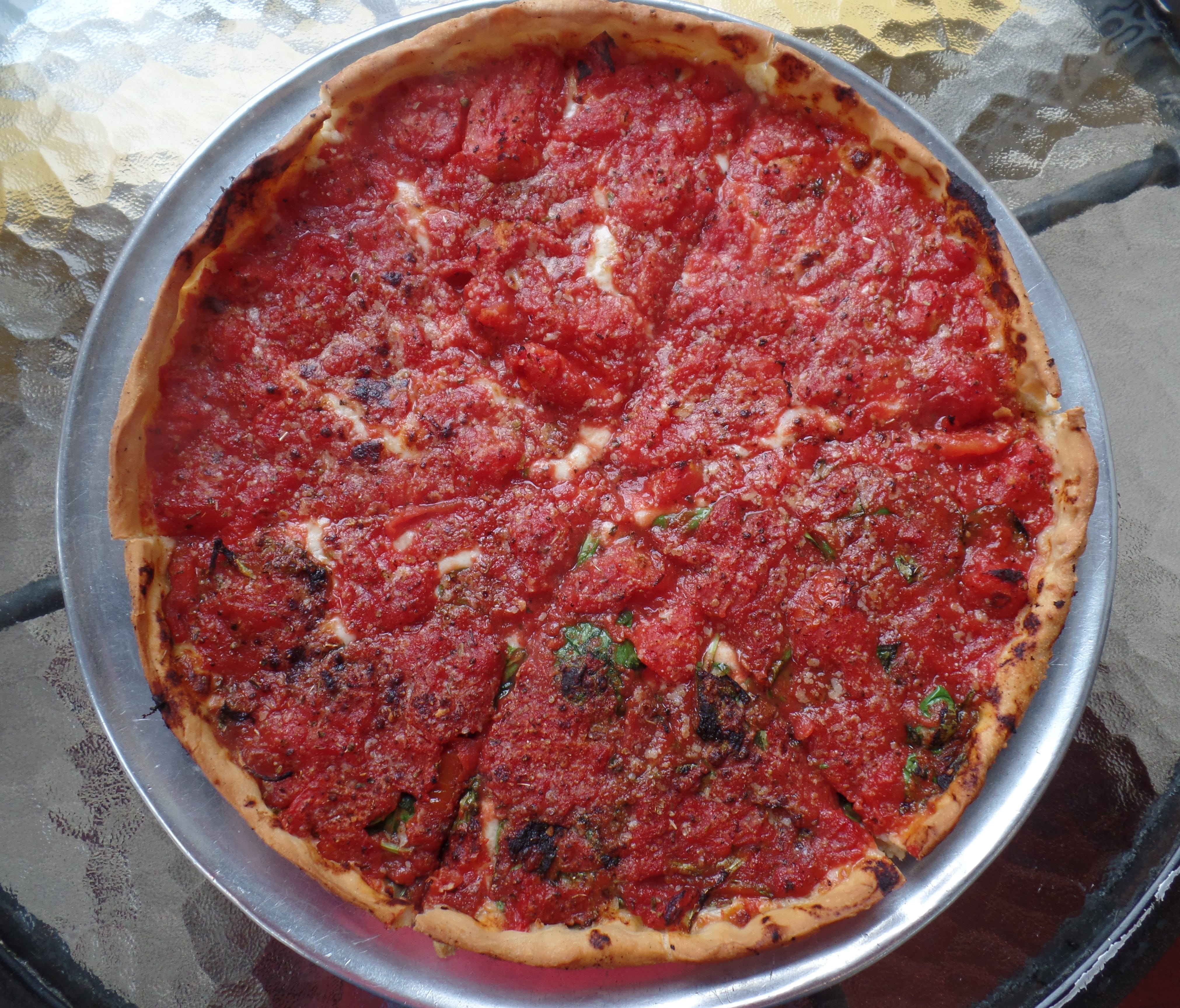 Chicago's My Pi Pizza represents Illinois with its famous deep dish pie.