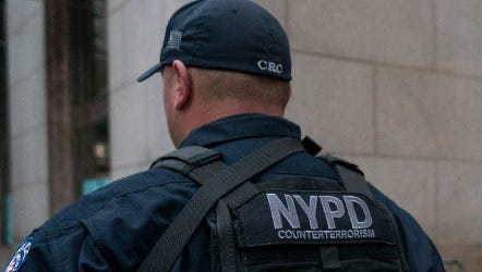 An NYPD counterterrorism officer