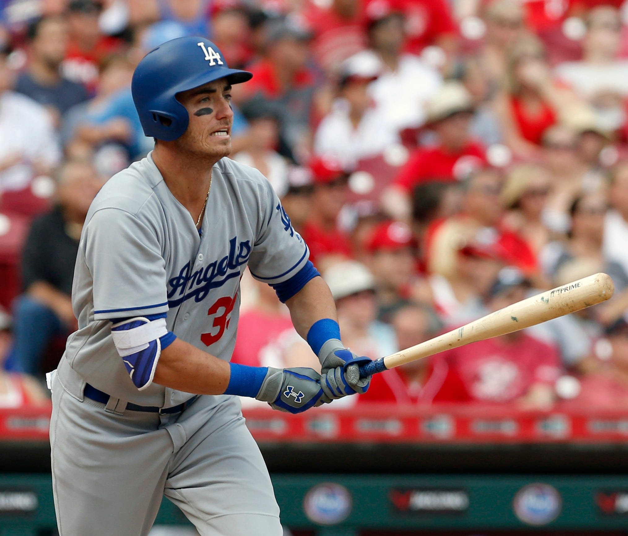 Cody Bellinger leads the NL with 20 home runs despite an April 25 debut.