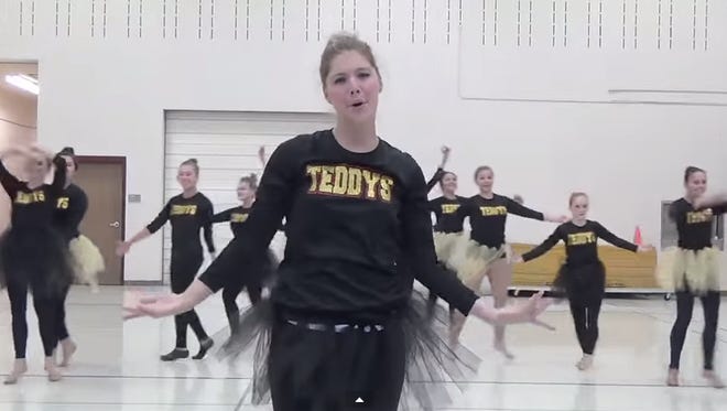 A Roosevelt student takes part in a Taylor Swift music video.