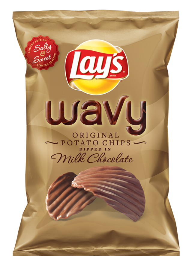 Lay S To Roll Out Chocolate Covered Potato Chip Also available in white chocolate. chocolate covered potato chip