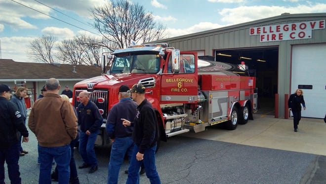 The Bellegrove Fire Company's new tanker truck was dedicated during an April 8 ceremony.