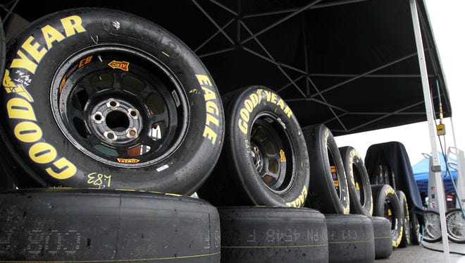 Goodyear will unveil new right-side tires at Atlanta Motor Speedway this weekend.