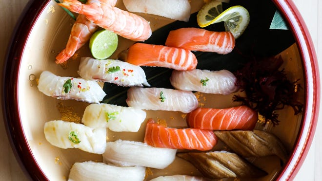 Neighborhood Sushi will serve a variety of nigiri when it opens Thursday.