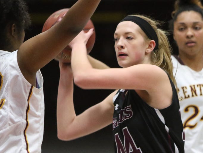 Menomonee Falls' Jess Boerner works between West Allis