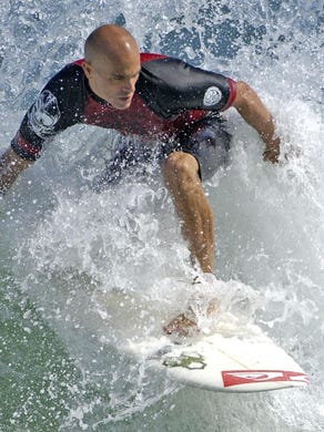 Kelly Slater of Cocoa Beach has won 55 major titles. He is the most famous surfer in the world.