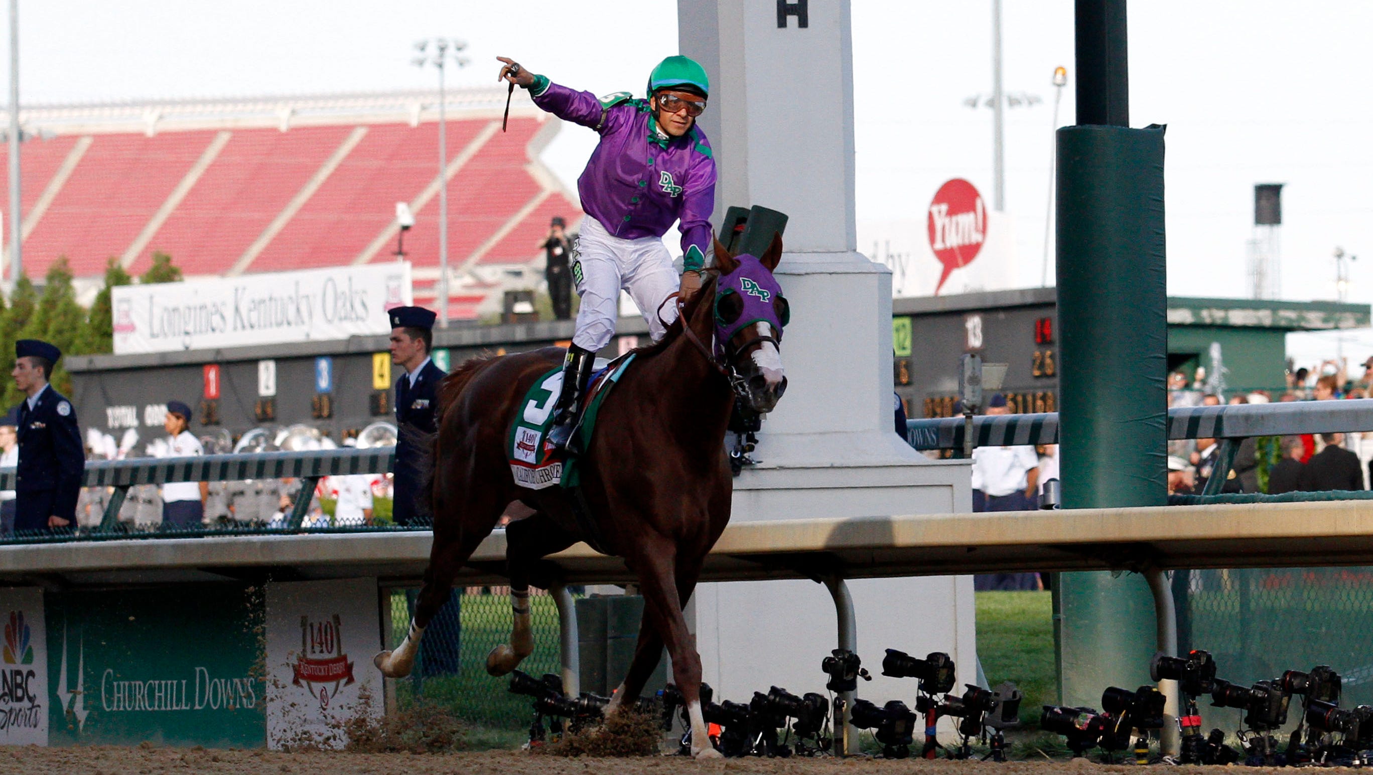 Victor Espinoza shares Derby win with cancer patients