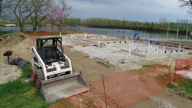 Work has begun on new project at White Star Park to bring new restrooms at the park's campground, scuba, barn and beach areas, with an ADA-accessible shower at the campground and a concession area on the beach. The Sandusky County Park District has also plans a water/sewer extension project at the park.