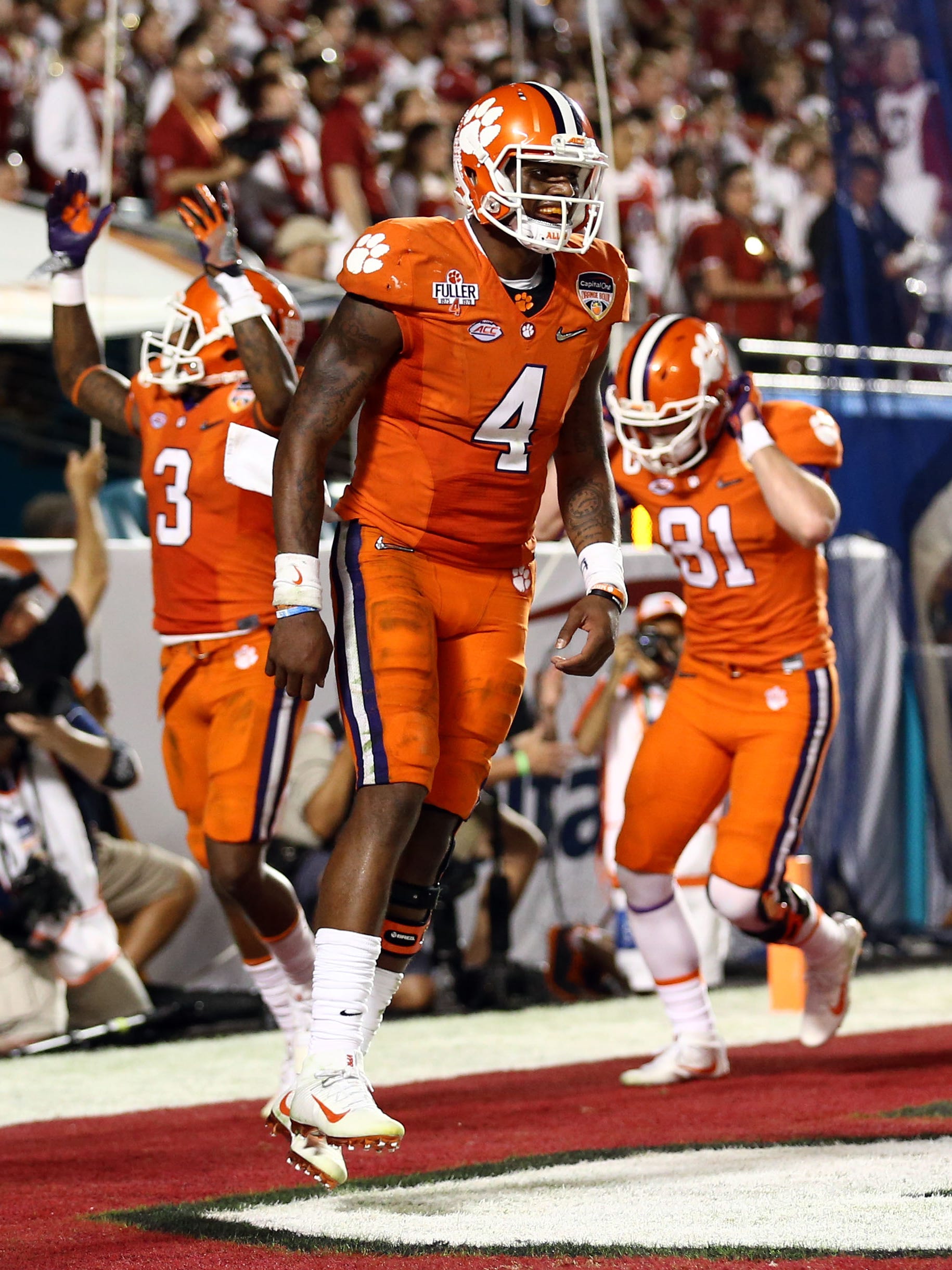 Clemson Rushes Past Oklahoma To College Football Playoff Final