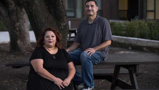 Monica and James Roussett have been married for 27 years after meeting in high school. They put their own education on hold to raise their five children.
