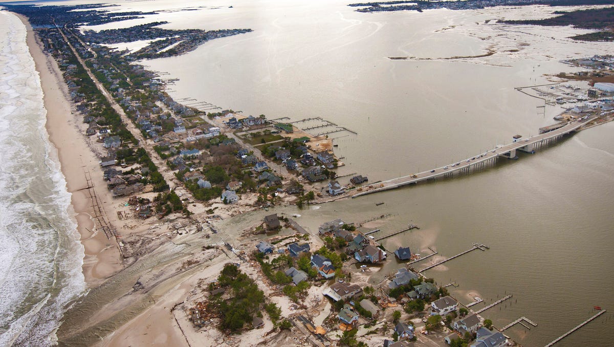 Superstorm Sandy's damage in Ocean County seven years ago