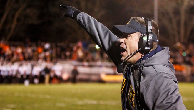 Matt Bird has the Grand Ledge football team in the driver's seat to capture a second straight CAAC Blue title.