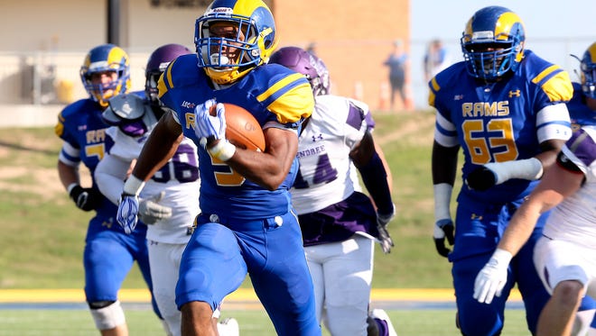 The Angelo State football team had a record-setting game at UTPB. The Angelo State football team had a record-setting game at UTPB.