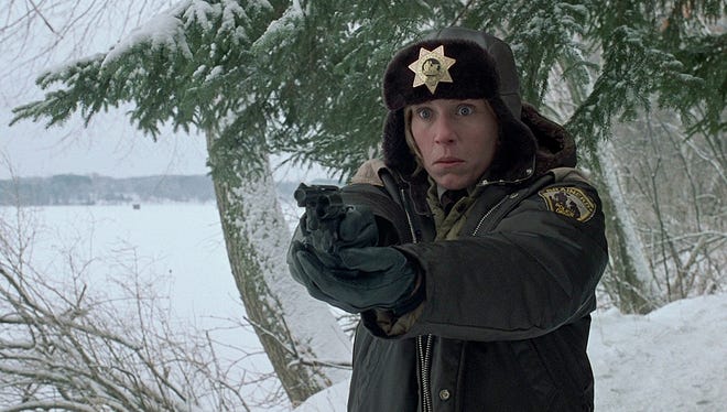 Frances McDormand won an Oscar playing a pregnant police chief in the Coen brothers' "Fargo."