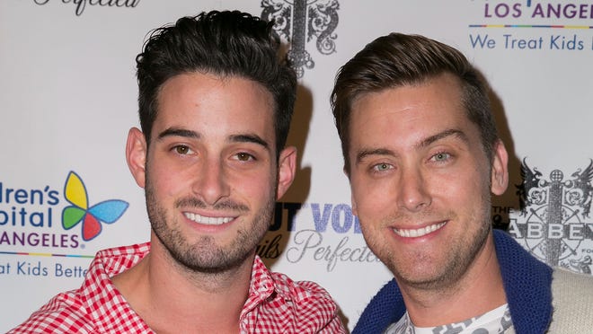 Michael Turchin (L) and singer Lance Bass attend The Abbey's 8th annual Christmas in September event benefiting The Children's Hospital Los Angeles at The Abbey on September 24, 2013 in West Hollywood, California.