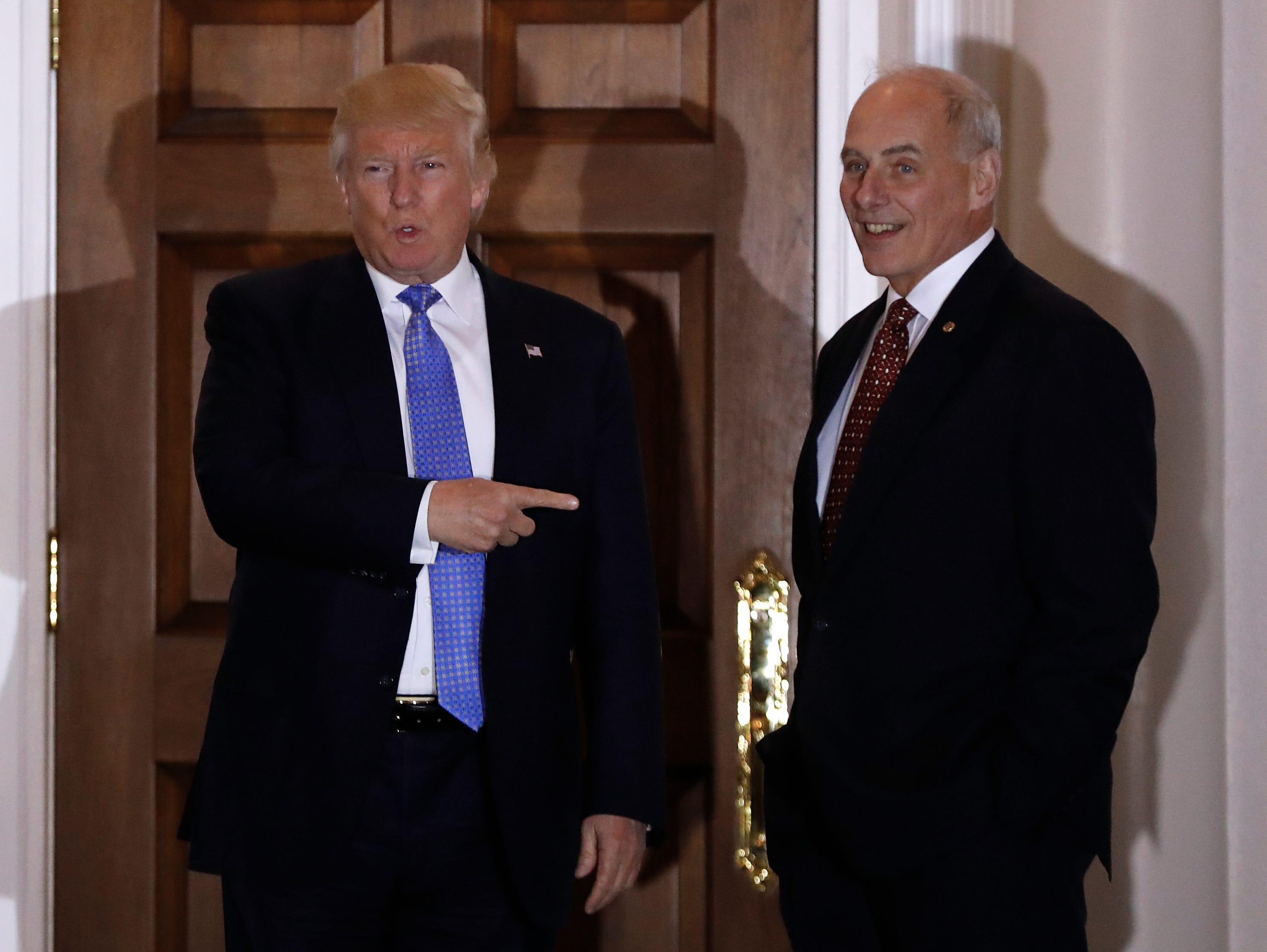 Retired Marine general John Kelly is Trump's choice to head the Department of Homeland Security.