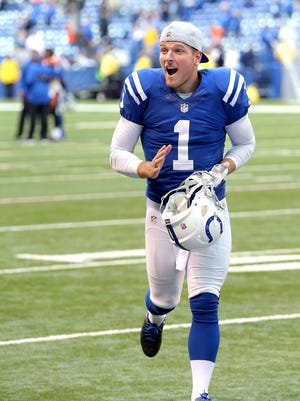 The Colts named Pat McAfee their "Man of the Year" on Tuesday.