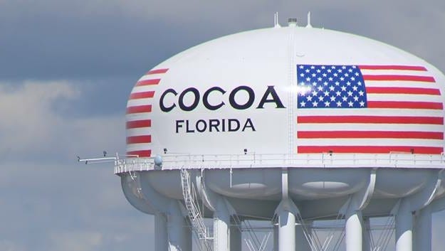 Cocoa water tower