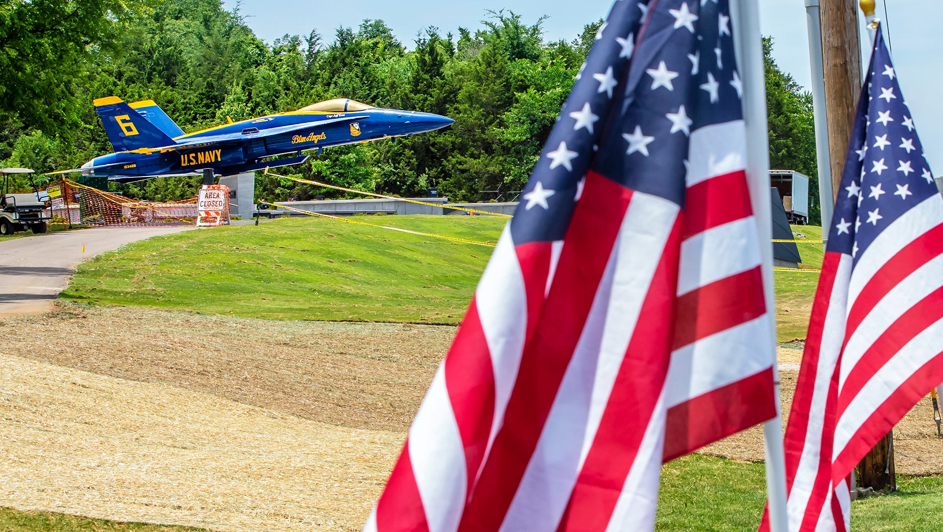 Capt. Jeff Kuss' parents visit Blue Angel crash, memorial sites in
