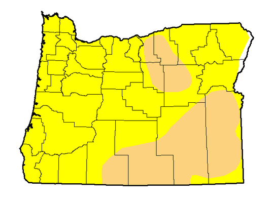 Oregon drought persists, but better than last year