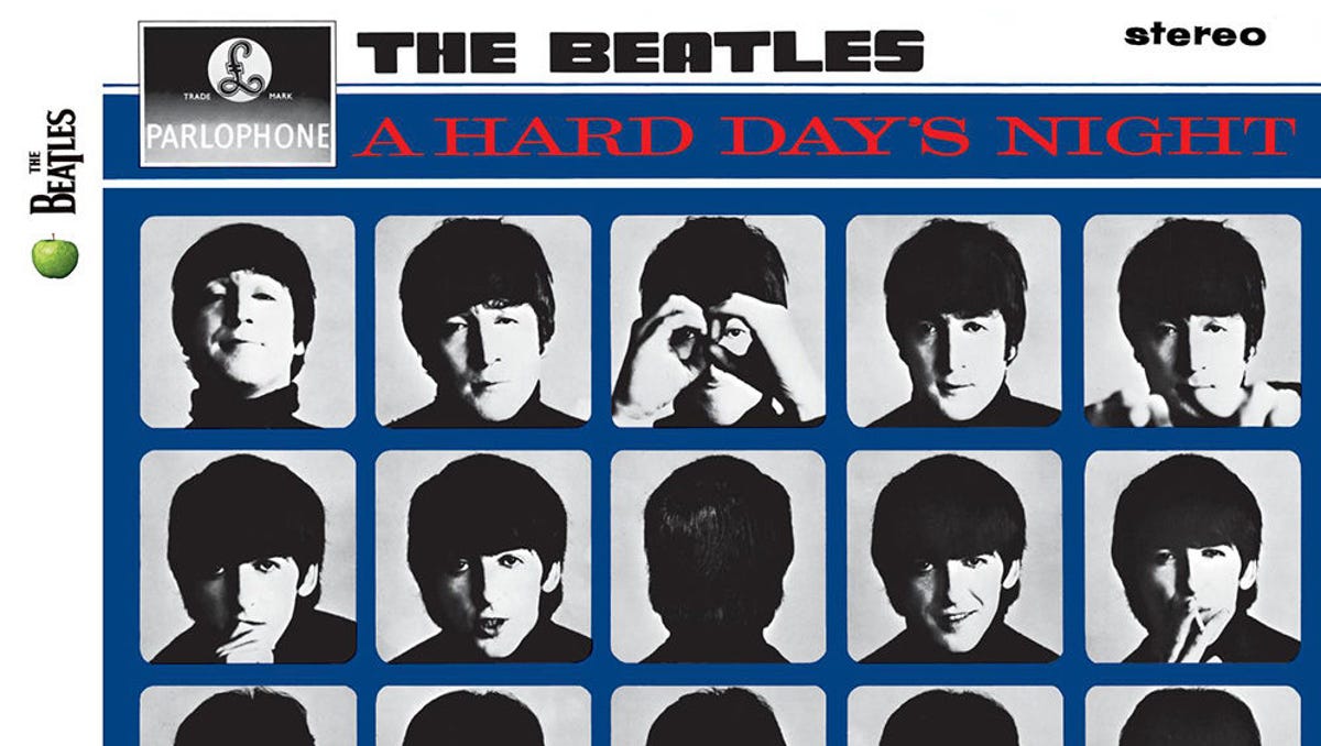 Hard days work. Beatles a hard Day's Night альбом. The Beatles a hard Day's Night обложка. The Beatles a hard Day's Night 1964 Cover. Битлз вечер трудного дня обложка.