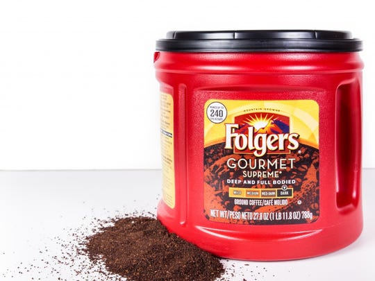 Folgers Coffee.