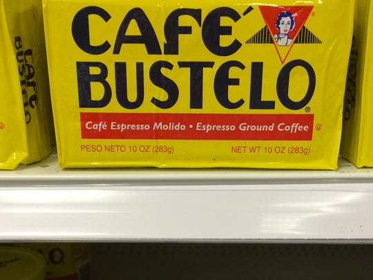 Café Bustelo coffee.