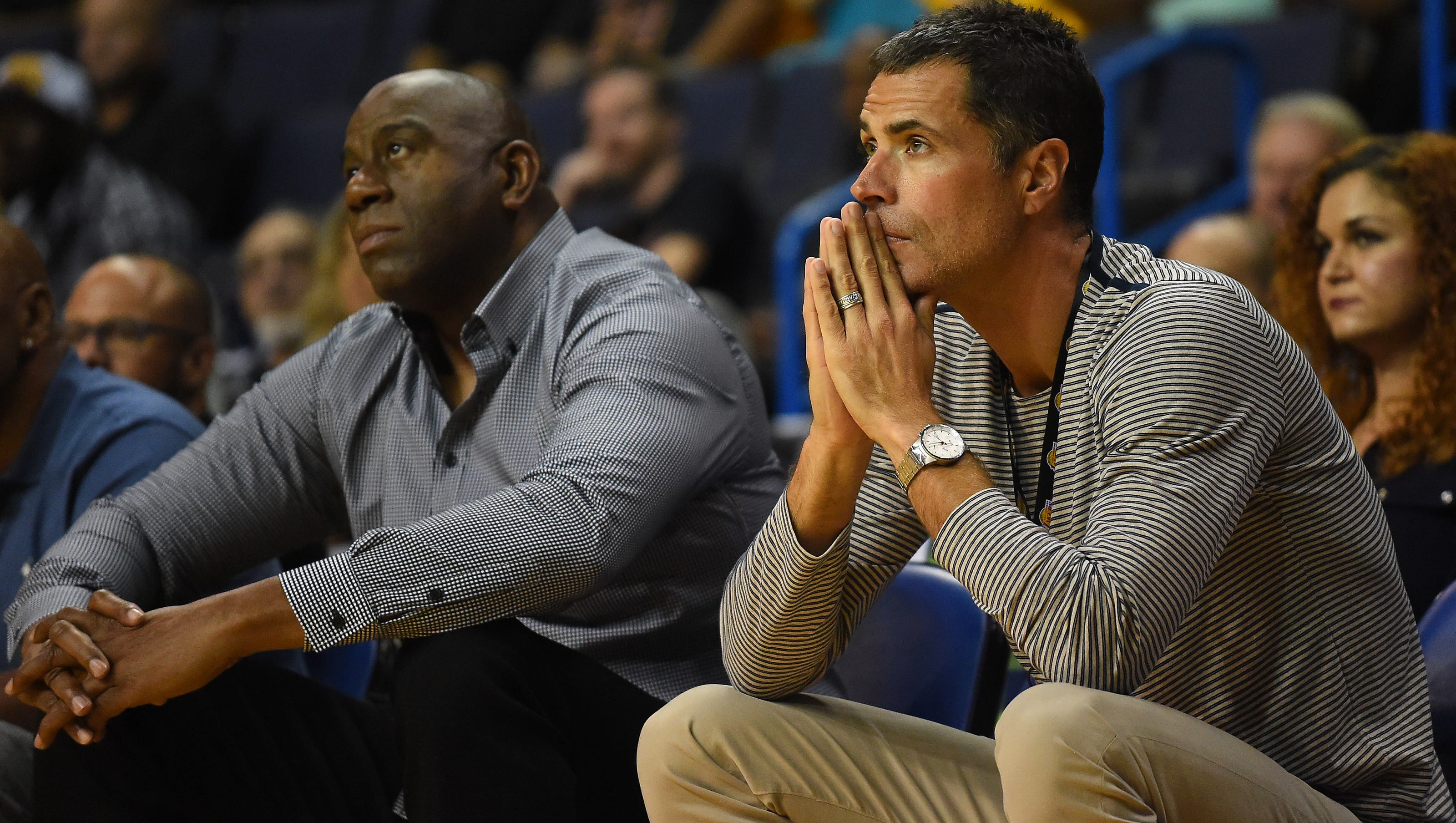 photo Rob Pelinka Michigan Fab Five renaissance man lakers gm rob pelinka