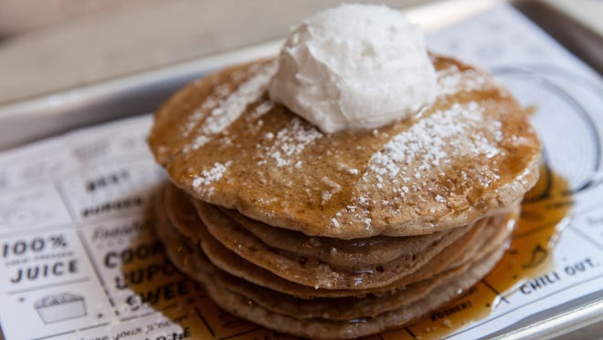 In New York City, by CHLOE. will serve Gingerbread Spiced Pancakes on Christmas morning.