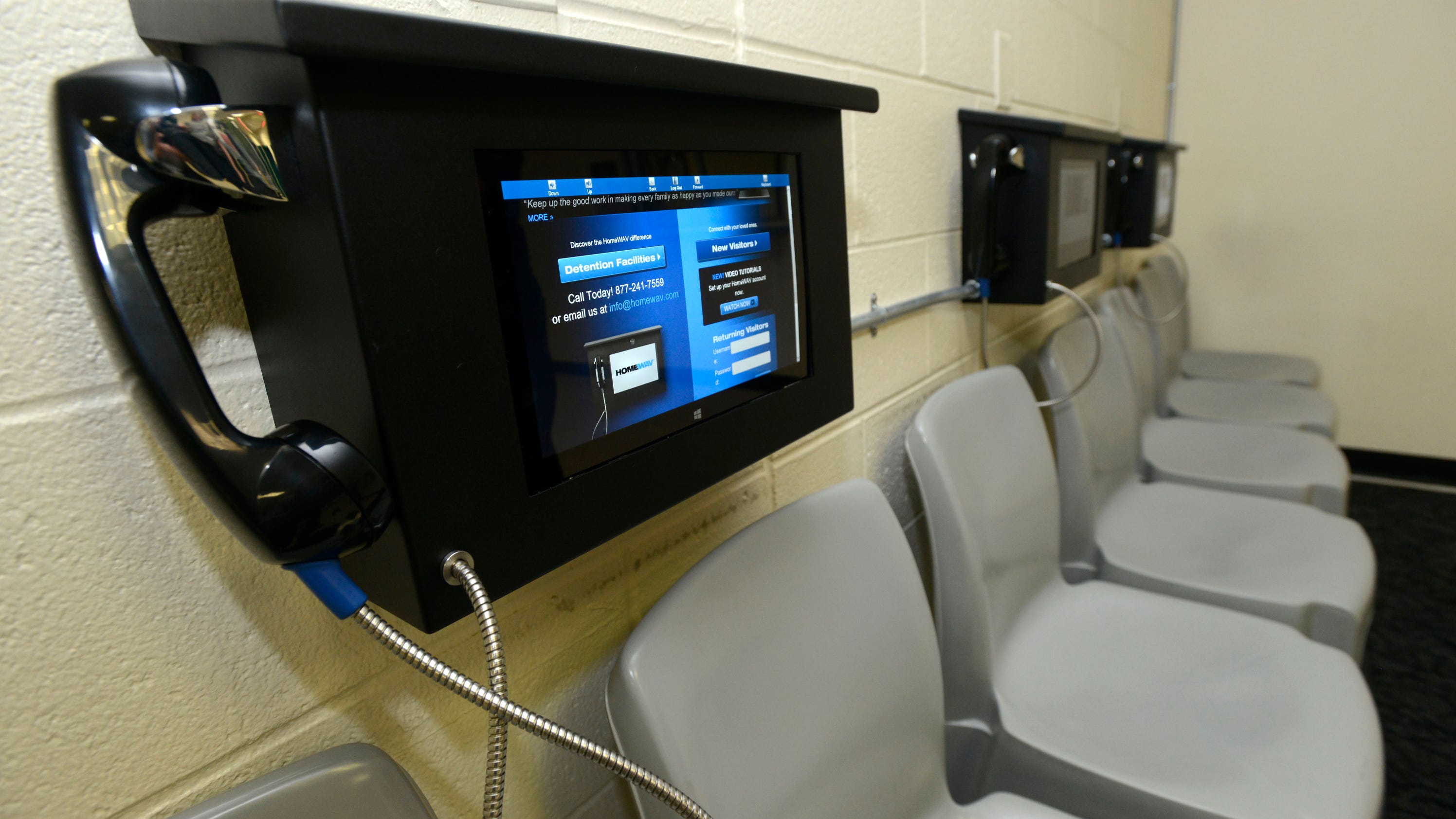 Video visits take over at Santa Rosa Jail