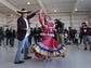 Arizona State head football coach Todd Graham dances