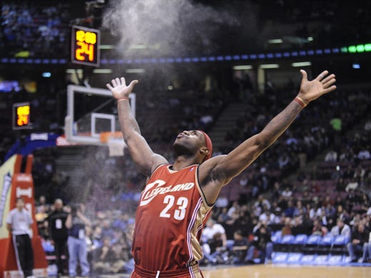 Flip through the gallery to see photos of LeBron James