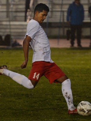 Diego Caballero and defending co-Pacific View League champion Hueneme are off to a strong start.