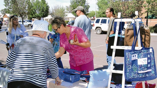 The Deming MainStreet Market will be open from 8 to 11 a.m. on Saturday at the Luna County Courthouse Park.