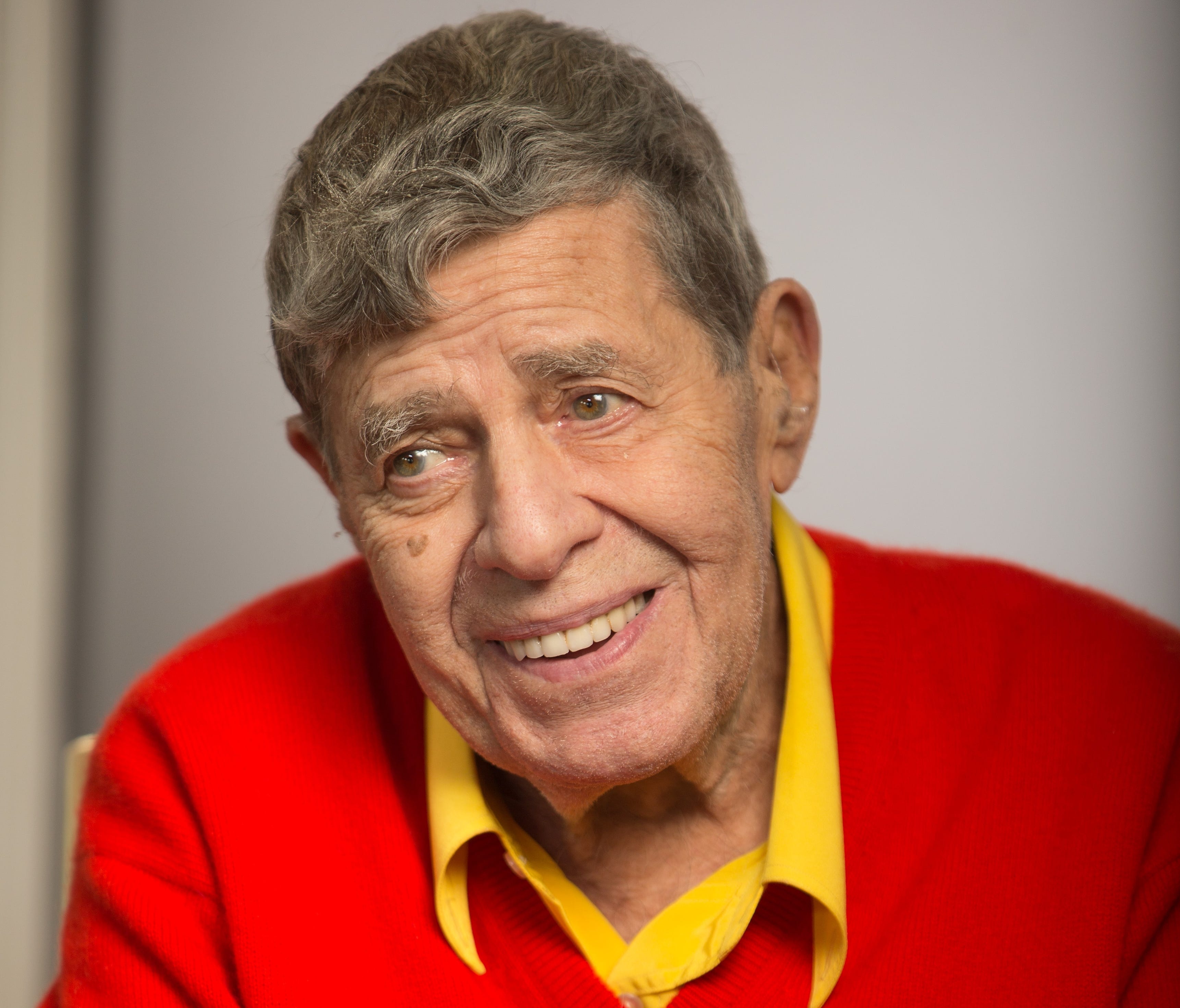 Jerry Lewis during an interview in Beverly Hills on Aug. 25, 2016.