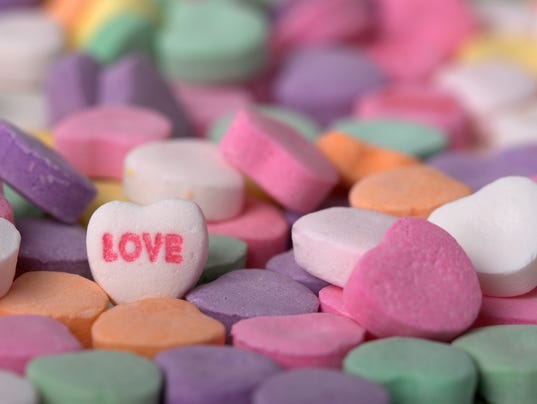 Valentines Day Candy Hearts I