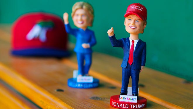 The Fort Myers Miracle will host a Bobblehead election Thursday between Donald Trump and Hillary Clinton at Hammond Stadium in south Fort Myers. 1,000 bobbleheads will be available; 500 for each candidate. The first candidate to run out of bobbleheads will be the winner. Gates open at 6 p.m and first pitch is at 7:05 p.m.
