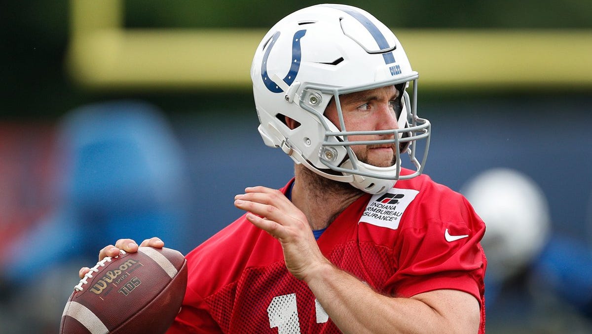 Andrew Luck Is Throwing A Football In Long Awaited Step At Colts
