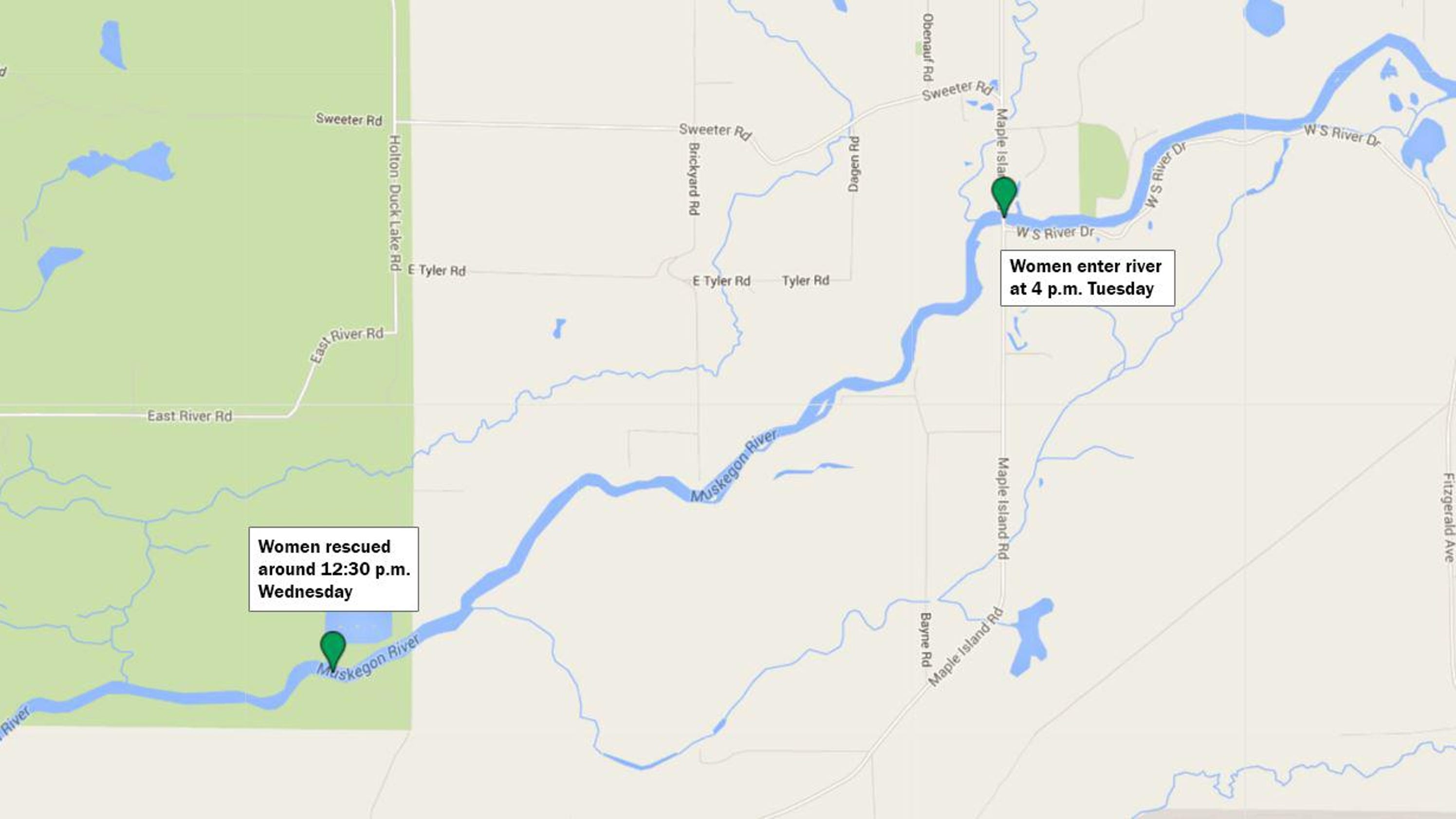 women-stranded-overnight-on-muskegon-river-while-tubing