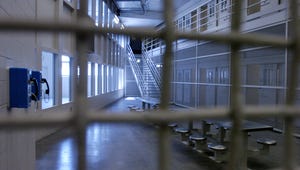 A common area with cells in the background at Maricopa County's Fourth Avenue Jail in downtown Phoenix.