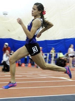 Sydney McLaughlin and the Union Catholic girls indoor track team won its fourth-straight Union County Relay title on Saturday.
