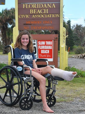 Kaia Anderson, 14, of Floridana Beach (south of Melbourne